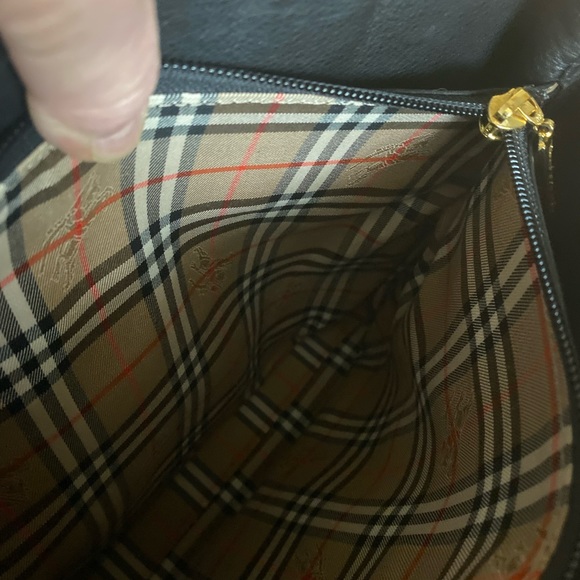 Authentic vintage BURBERRY tote black leather - Picture 16 of 16